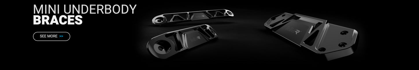 Mini Cooper, Mini Cooper S, Mini Cooper S JCW F56 underbody braces for high performance tuning and upgrade modifications. Shop for the best performance aftermarket motorsport racing air intakes, gearshift paddles, lowering springs, wheels, brakes for Mini